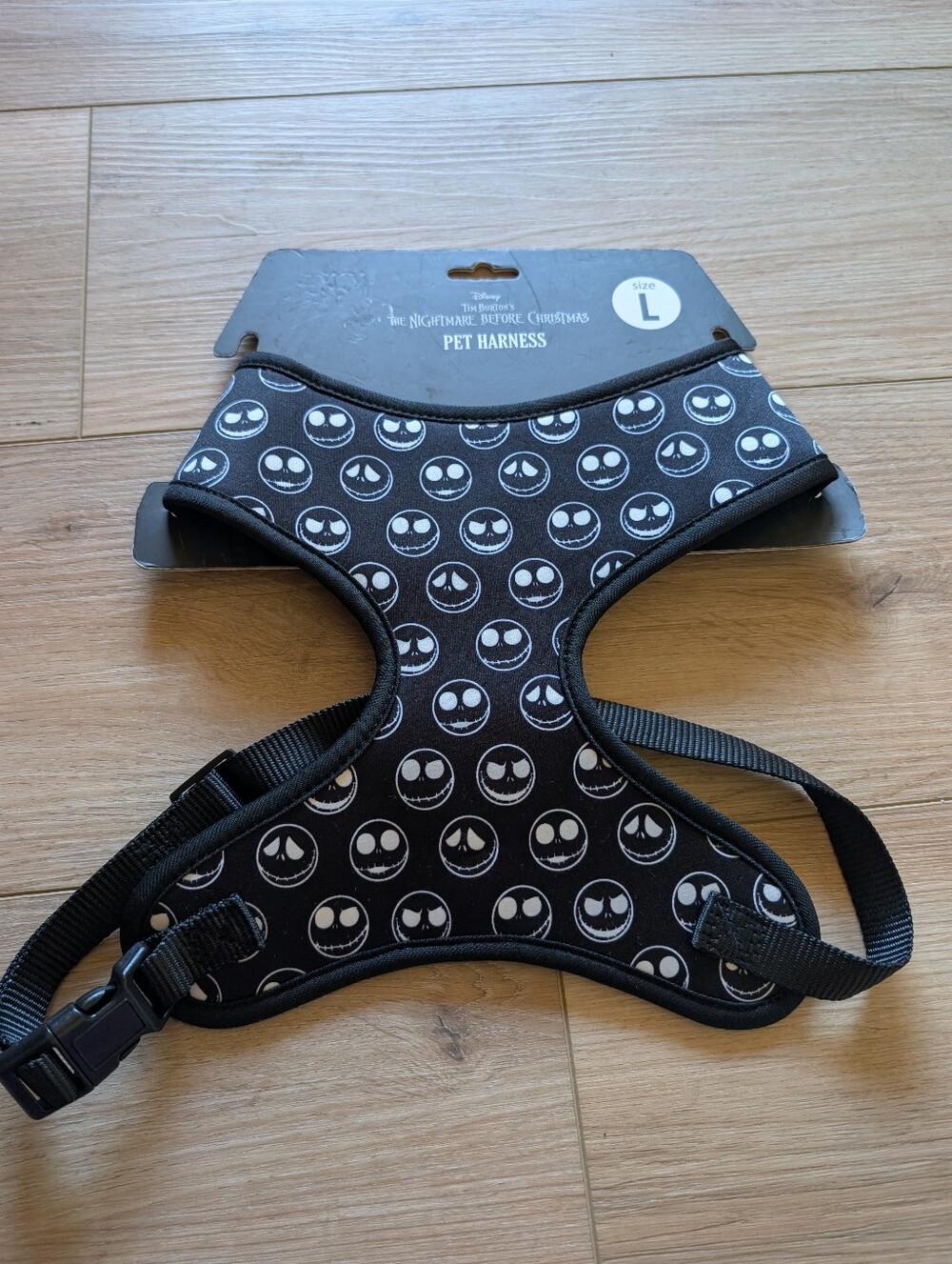 NWT Disney's The Nightmare Before Christmas Jack Skellington Printed Dog Harness